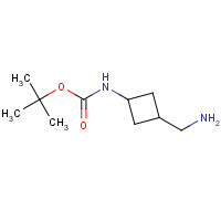 130369-10-7 2-Methyl-2-propanyl [3-(aminomethyl)cyclobutyl]carbamate chemical structure