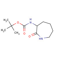 179686-45-4 2-Methyl-2-propanyl (2-oxo-3-azepanyl)carbamate chemical structure