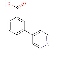 4385-78-8 3-(4-Pyridinyl)benzoic acid chemical structure