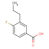 445018-80-4 4-Fluoro-3-propylbenzoic acid chemical structure