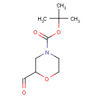 218594-02-6 2-Methyl-2-propanyl 2-formyl-4-morpholinecarboxylate chemical structure