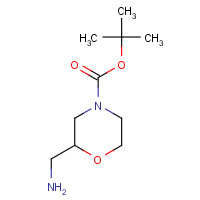879403-42-6 2-Methyl-2-propanyl (2S)-2-(aminomethyl)-4-morpholinecarboxylate chemical structure