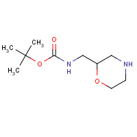 875551-59-0 2-Methyl-2-propanyl [(2S)-2-morpholinylmethyl]carbamate chemical structure