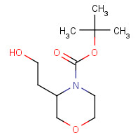 1257855-07-4 2-Methyl-2-propanyl (3R)-3-(2-hydroxyethyl)-4-morpholinecarboxylate chemical structure