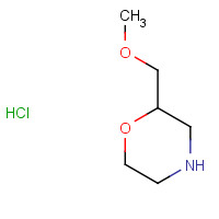 144053-99-6 2-(Methoxymethyl)morpholine hydrochloride (1:1) chemical structure