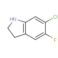 205584-67-4 6-Chloro-5-fluoroindoline chemical structure
