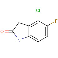 103585-71-3 4-Chloro-5-fluoro-1,3-dihydro-2H-indol-2-one chemical structure