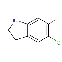935272-19-8 5-Chloro-6-fluoroindoline chemical structure