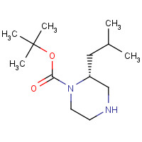 1217599-13-7 2-Methyl-2-propanyl (2R)-2-isobutyl-1-piperazinecarboxylate chemical structure
