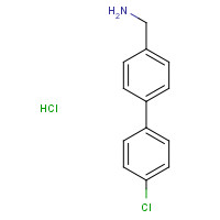 410077-96-2 1-(4'-Chloro-4-biphenylyl)methanamine hydrochloride (1:1) chemical structure