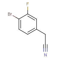 499983-13-0 (4-Bromo-3-fluorophenyl)acetonitrile chemical structure