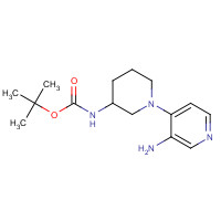 1023298-99-8 2-Methyl-2-propanyl [1-(3-amino-4-pyridinyl)-3-piperidinyl]carbamate chemical structure