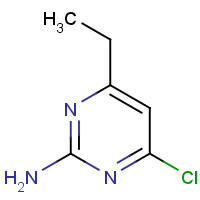 5734-67-8 4-Chloro-6-ethylpyrimidin-2-amine chemical structure
