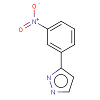 59843-77-5 3-(3-nitrophenyl)-1H-pyrazole chemical structure