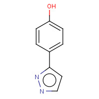 68535-53-5 4-(1H-Pyrazol-3-yl)phenol chemical structure