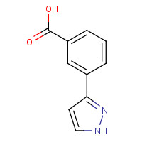 850375-11-0 3-(1H-Pyrazol-3-yl)benzoic acid chemical structure