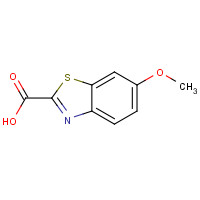 946-13-4 2-benzothiazolecarboxylic acid, 6-methoxy- chemical structure