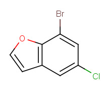 286836-07-5 7-Bromo-5-chloro-1-benzofuran chemical structure