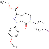 473927-64-9 Ethyl 6-(4-iodophenyl)-1-(4-methoxyphenyl)-7-oxo-4,5,6,7-tetrahydro-1H-pyrazolo[3,4-c]pyridine-3-carboxylate chemical structure