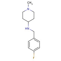 359878-47-0 N-(4-Fluorobenzyl)-1-methyl-4-piperidinamine chemical structure
