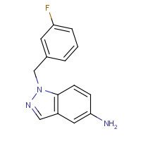 202197-31-7 1-(3-Fluorobenzyl)-1H-indazol-5-amine chemical structure