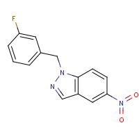 529508-58-5 1-(3-Fluorobenzyl)-5-nitro-1H-indazole chemical structure