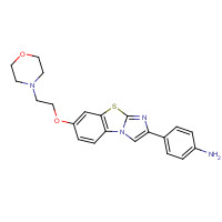 950769-61-6 4-{7-[2-(4-Morpholinyl)ethoxy]imidazo[2,1-b][1,3]benzothiazol-2-yl}aniline chemical structure
