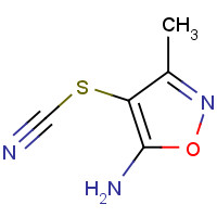 140454-86-0 5-Amino-3-methyl-1,2-oxazol-4-yl thiocyanate chemical structure