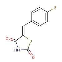 291536-35-1 5-(4-Fluoro-benzylidene)-thiazolidine-2,4-dione chemical structure