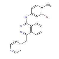 300842-64-2 N-(3-Bromo-4-methylphenyl)-4-(4-pyridinylmethyl)-1-phthalazinamine chemical structure