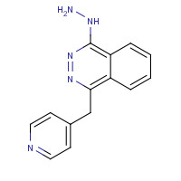 17692-43-2 1-hydrazino-4-(pyridin-4-ylmethyl)phthalazine chemical structure