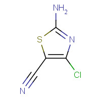 136195-53-4 2-Amino-4-chloro-1,3-thiazole-5-carbonitrile chemical structure
