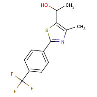 438577-62-9 1-{4-Methyl-2-[4-(trifluoromethyl)phenyl]-1,3-thiazol-5-yl}ethanol chemical structure