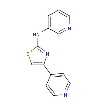 30162-43-7 3-pyridinamine, N-[4-(4-pyridinyl)-2-thiazolyl]- chemical structure