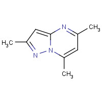 112581-74-5 pyrazolo[1,5-a]pyrimidine, 2,5,7-trimethyl- chemical structure