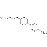 88074-72-0 1-ethynyl-4-(4-pentylcyclohexyl)benzene chemical structure