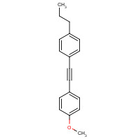 39969-26-1 1-Methoxy-4-[(4-propylphenyl)ethynyl]benzene chemical structure