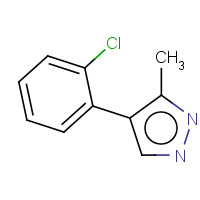 667400-39-7 1H-pyrazole, 4-(2-chlorophenyl)-3-methyl- chemical structure