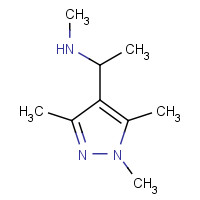 1007501-25-8 1H-Pyrazole-4-methanamine, N,a,1,3,5-pentamethyl- chemical structure