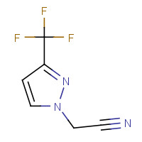 1006348-71-5 1H-pyrazole-1-acetonitrile, 3-(trifluoromethyl)- chemical structure