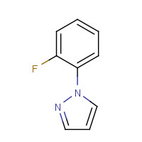 35715-66-3 1-(2-fluorophenyl)-1H-pyrazole chemical structure