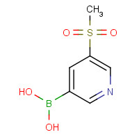 913836-01-8 [5-(Methylsulfonyl)pyridin-3-yl]boronic acid chemical structure