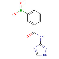 871333-05-0 [3-(1H-1,2,4-Triazol-3-ylcarbamoyl)phenyl]boronic acid chemical structure