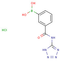 850567-38-3 [3-(1H-Tetrazol-5-ylcarbamoyl)phenyl]boronic acid hydrochloride (1:1) chemical structure