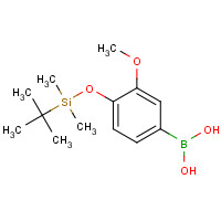 957060-93-4 (4-{[Dimethyl(2-methyl-2-propanyl)silyl]oxy}-3-methoxyphenyl)boronic acid chemical structure