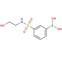 913835-57-1 {3-[(2-Hydroxyethyl)sulfamoyl]phenyl}boronic acid chemical structure