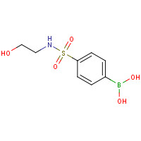 850568-77-3 {4-[(2-Hydroxyethyl)sulfamoyl]phenyl}boronic acid chemical structure