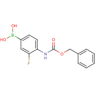 874290-60-5 (4-{[(Benzyloxy)carbonyl]amino}-3-fluorophenyl)boronic acid chemical structure