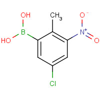 957060-80-9 (5-Chloro-2-methyl-3-nitrophenyl)boronic acid chemical structure
