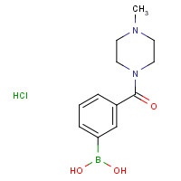 957060-92-3 {3-[(4-Methyl-1-piperazinyl)carbonyl]phenyl}boronic acid hydrochloride (1:1) chemical structure